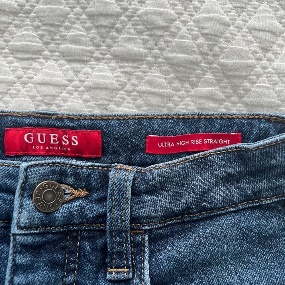 Vintage blue denim mom jeans